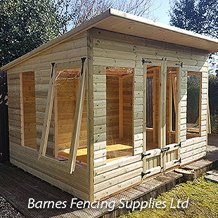 Larch Fence Panels